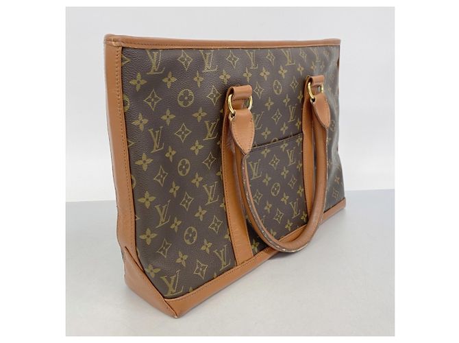 Borsa Tote Louis Vuitton Monogram Weekend PM Marrone - vista 2