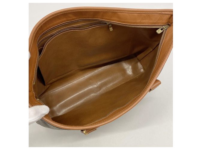 Borsa Tote Louis Vuitton Monogram Weekend PM Marrone - vista 4