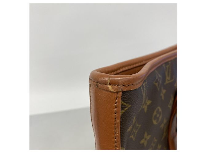 Borsa Tote Louis Vuitton Monogram Weekend PM Marrone - vista 6
