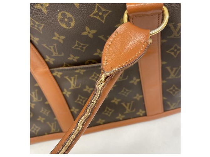Borsa Tote Louis Vuitton Monogram Weekend PM Marrone - vista 7