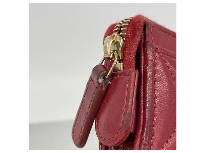 Clutch Chanel Matelassé Icon Rosso - vista 10
