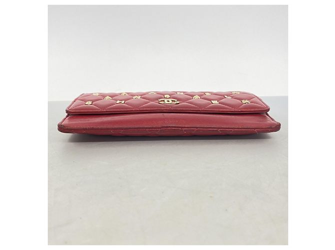 Clutch Chanel Matelassé Icon Rosso - vista 2