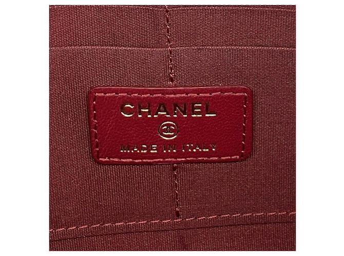 Clutch Chanel Matelassé Icon Rosso - vista 4