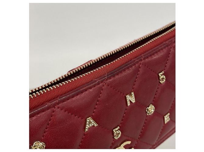 Clutch Chanel Matelassé Icon Rosso - vista 7