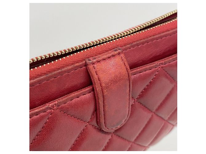 Clutch Chanel Matelassé Icon Rosso - vista 8