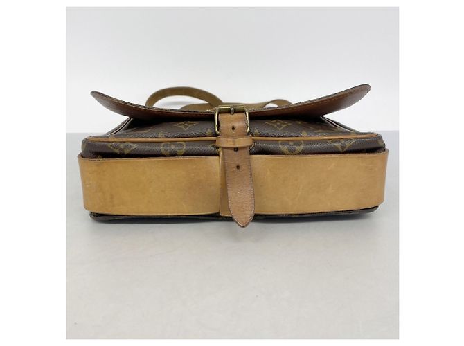 Borsa a tracolla Louis Vuitton Monogram Cartouchiere GM Marrone - vista 3