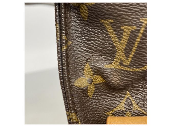 Borsa a tracolla Louis Vuitton Monogram Cartouchiere GM Marrone - vista 7