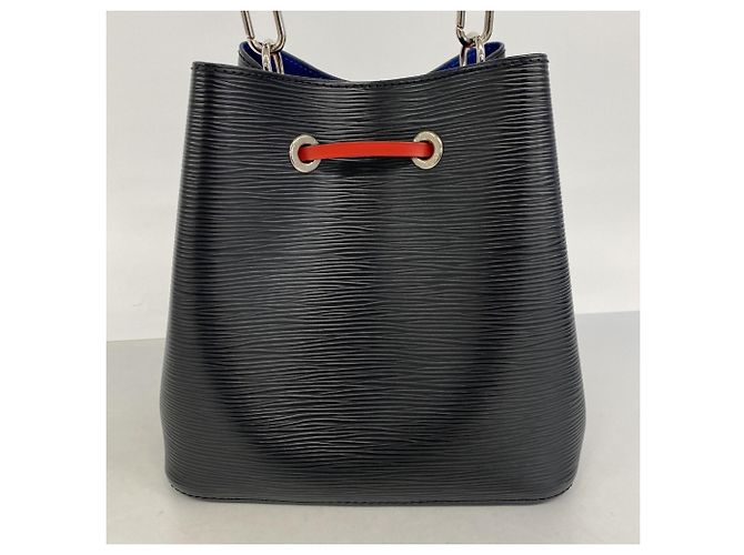 Néonoé Borsa Louis Vuitton Epi NeoNoe BB Nero Rosso D'oro - vista 11