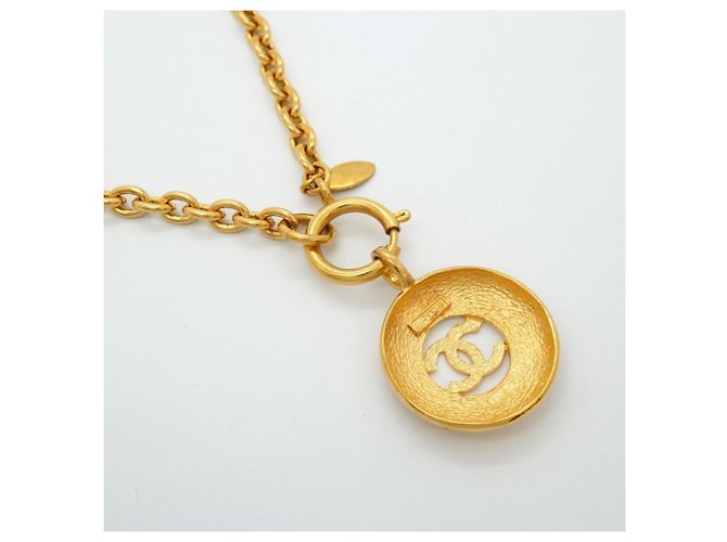 Collana Chanel placcata oro D'oro - vista 2