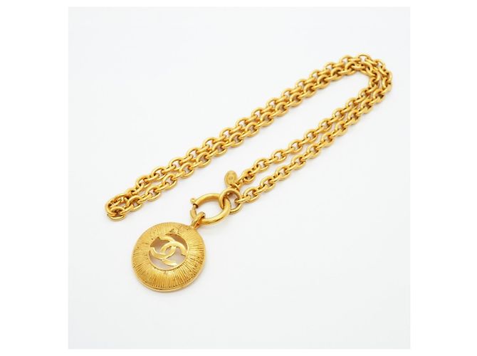 Collana Chanel placcata oro D'oro - vista 3