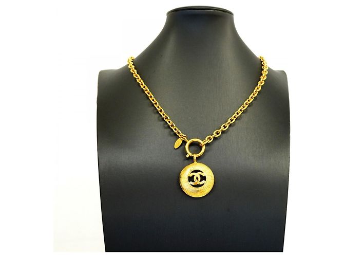Collana Chanel placcata oro D'oro - vista 7