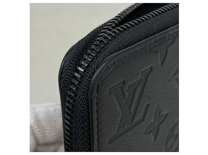 Zippy Louis Vuitton Monogram Shadow Long Wallet Schwarz - Ansicht 6