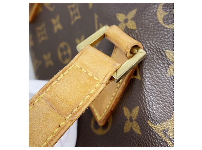 Louis Vuitton Monogram Cabas Mezzo Tote Bag Brown - view 10