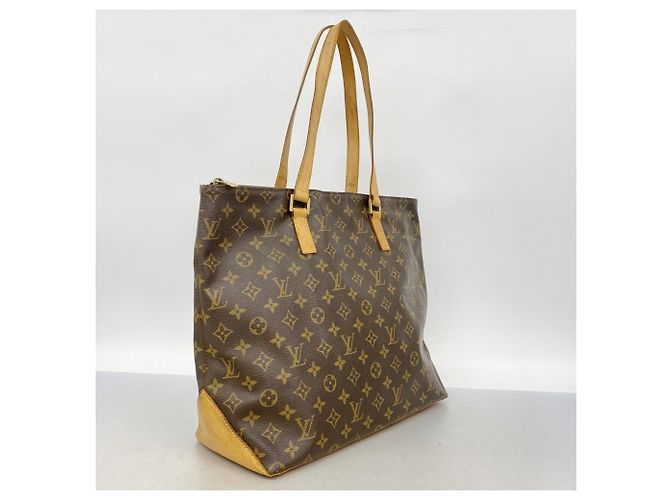 Louis Vuitton Monogram Cabas Mezzo Tote Bag Brown - view 2