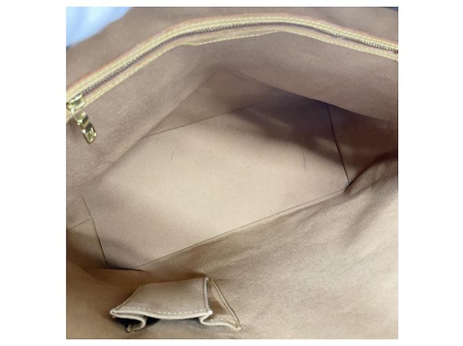 Louis Vuitton Monogram Cabas Mezzo Tote Bag Brown - view 4