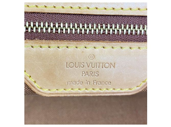 Louis Vuitton Monogram Cabas Mezzo Tote Bag Brown - view 5