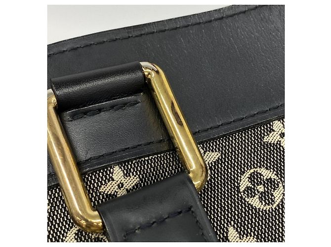 Sac cabas Louis Vuitton Monogram Mini Lucille GM Noir - vue 11