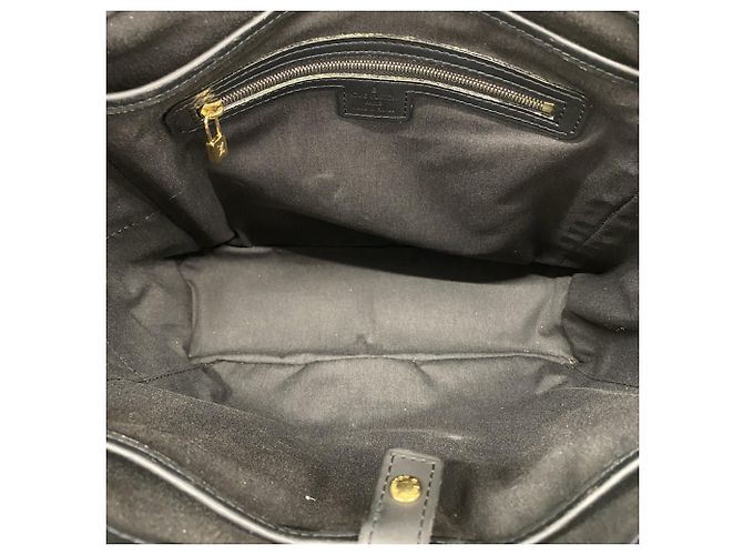 Sac cabas Louis Vuitton Monogram Mini Lucille GM Noir - vue 4