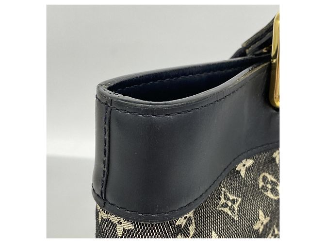 Sac cabas Louis Vuitton Monogram Mini Lucille GM Noir - vue 7