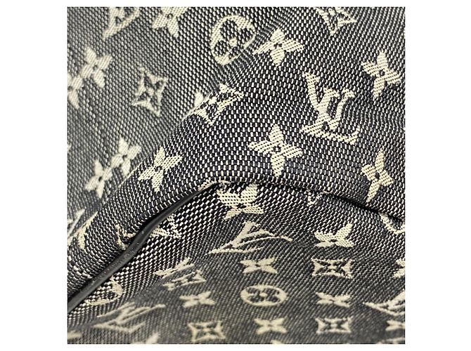 Sac cabas Louis Vuitton Monogram Mini Lucille GM Noir - vue 8