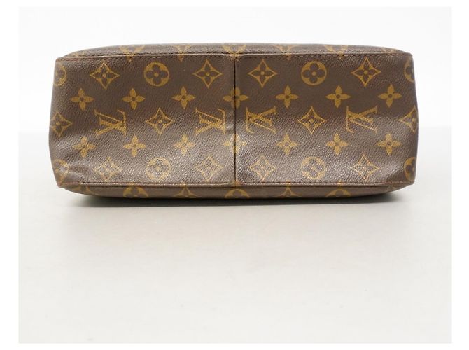 Borsa a Spalla Louis Vuitton Monogram Looping GM Marrone - vista 3