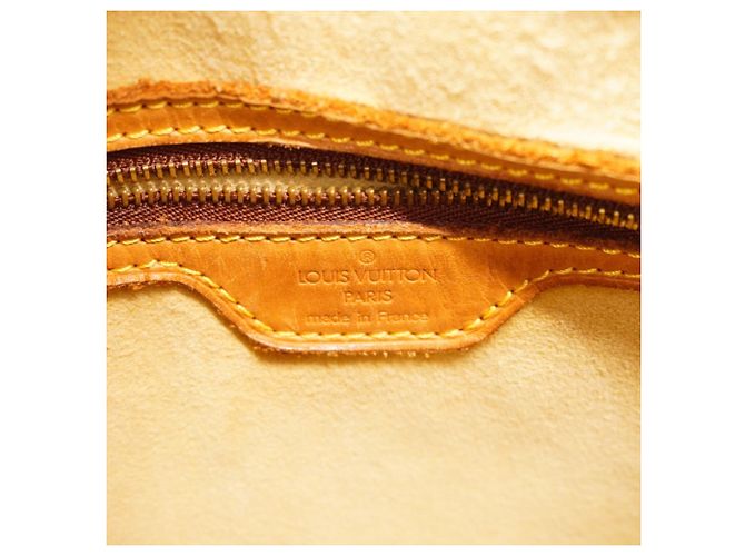 Borsa a Spalla Louis Vuitton Monogram Looping GM Marrone - vista 5