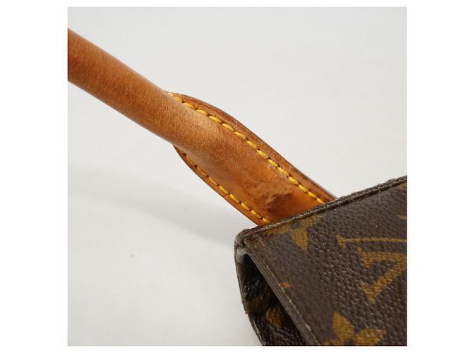 Borsa a Spalla Louis Vuitton Monogram Looping GM Marrone - vista 7