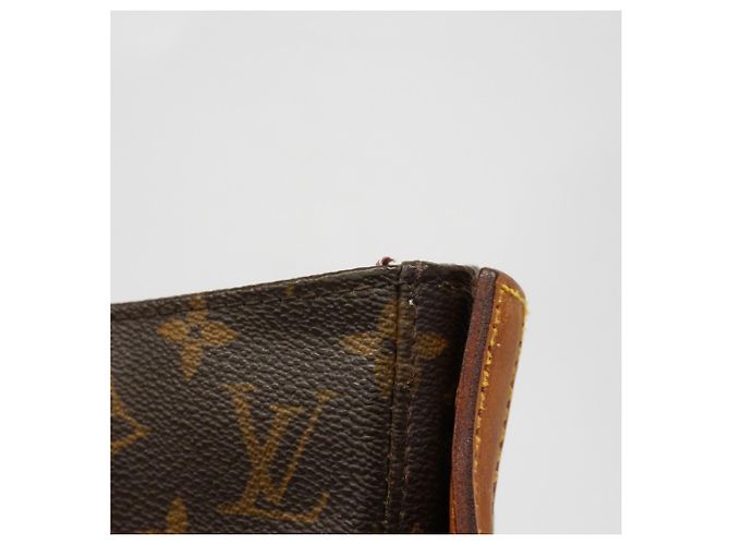 Borsa a Spalla Louis Vuitton Monogram Looping GM Marrone - vista 8