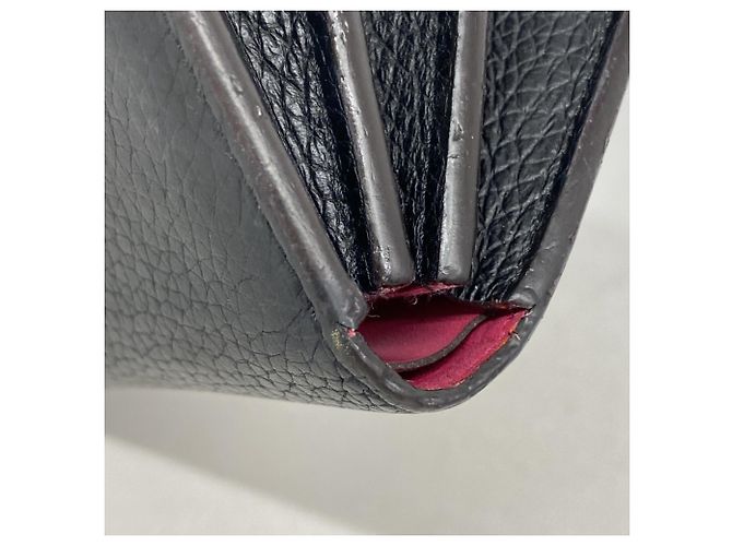 Cartera Long Comet Louis Vuitton Negro - vista 6