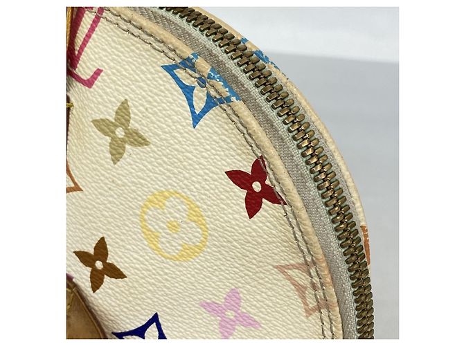 Borsa Louis Vuitton Alma Monogram Multicolor Bianco - vista 10