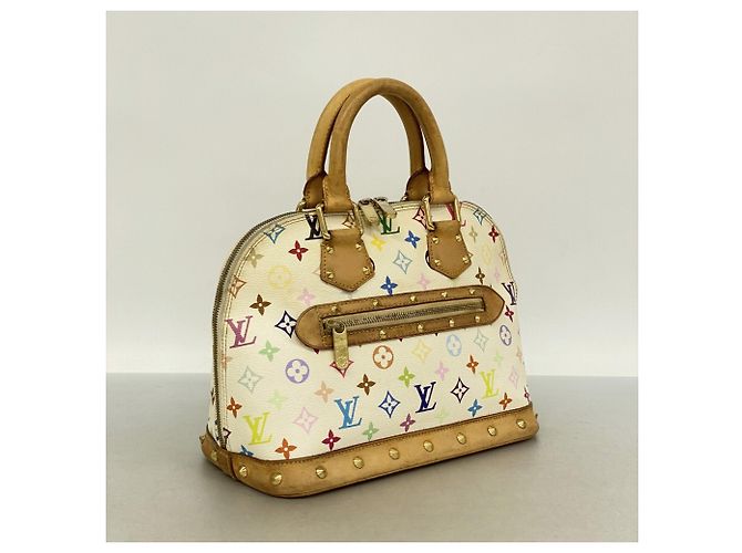 Borsa Louis Vuitton Alma Monogram Multicolor Bianco - vista 2