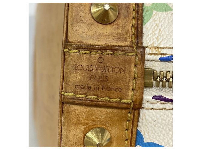 Borsa Louis Vuitton Alma Monogram Multicolor Bianco - vista 5