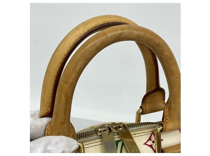 Borsa Louis Vuitton Alma Monogram Multicolor Bianco - vista 9