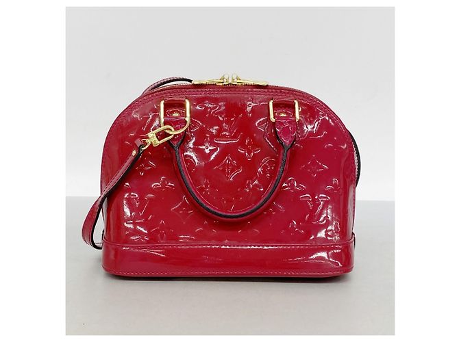 Sac à main Louis Vuitton Alma BB Vernis Rose - vue 10