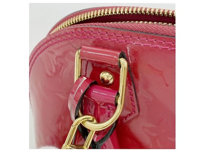 Sac à main Louis Vuitton Alma BB Vernis Rose - vue 6