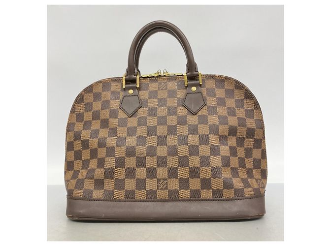 Borsa Louis Vuitton Damier Alma N51131 Ebene Damier ebene - vista 11