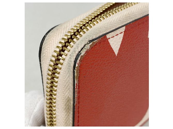 Louis Vuitton Monogram Giant Zippy Wallet in Rouge Rot - Ansicht 5