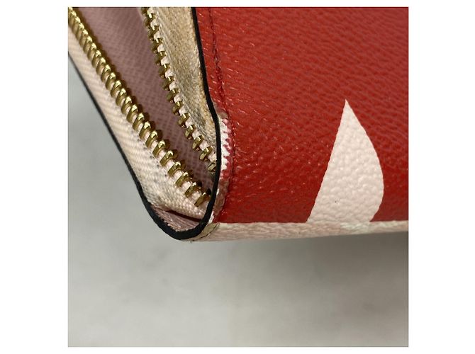 Louis Vuitton Monogram Giant Zippy Wallet in Rouge Rot - Ansicht 6