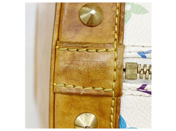 Borsa Louis Vuitton Alma Monogram Multicolor Bianco - vista 5