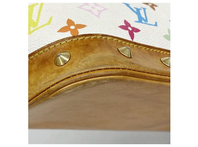 Borsa Louis Vuitton Alma Monogram Multicolor Bianco - vista 6