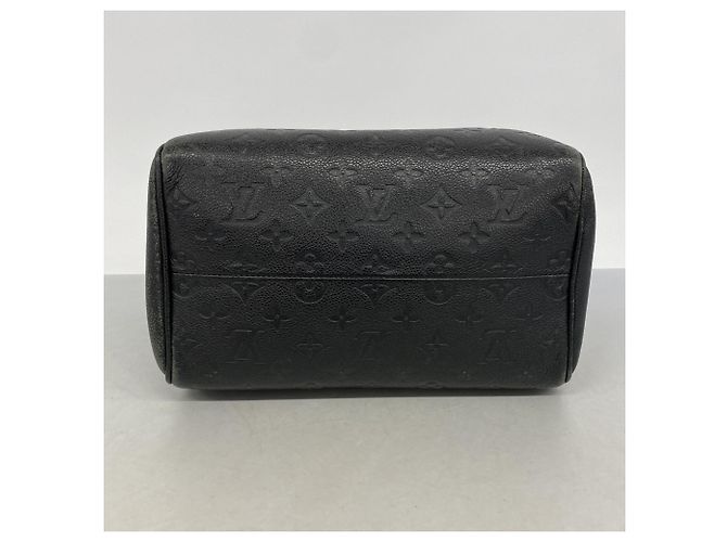 Borsa Louis Vuitton Monogram Empreinte Speedy Bandoulière 25 Nero - vista 3