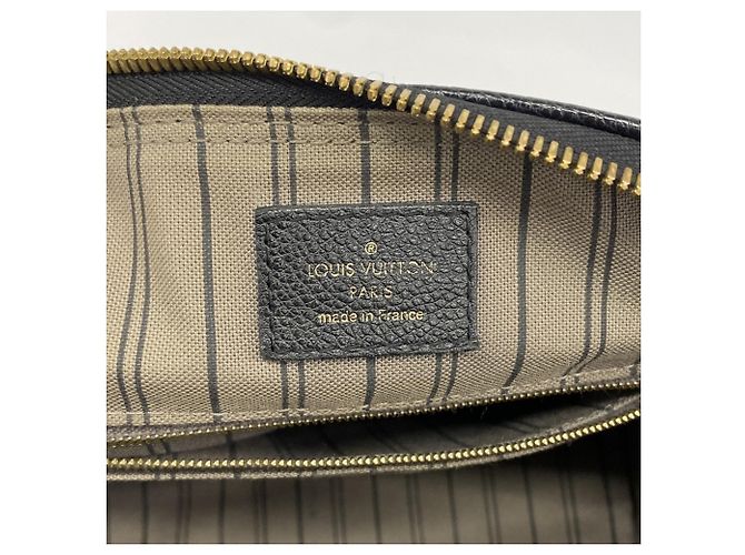Borsa Louis Vuitton Monogram Empreinte Speedy Bandoulière 25 Nero - vista 5
