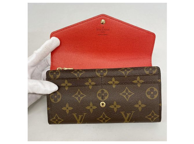 Louis Vuitton Monogram Sarah Long Wallet Rot - Ansicht 7