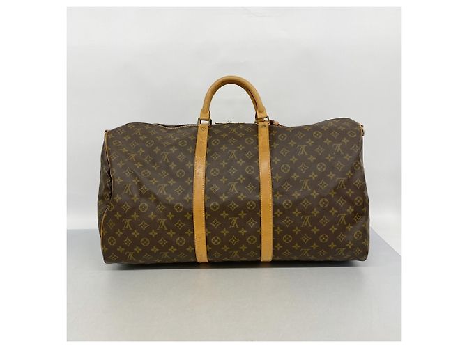 Keepall Borsa Boston marrone Louis Vuitton - vista 10