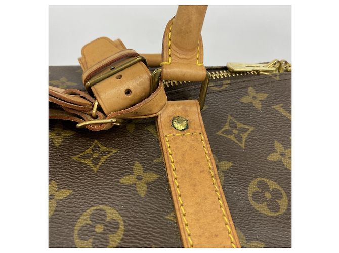 Keepall Borsa Boston marrone Louis Vuitton - vista 9
