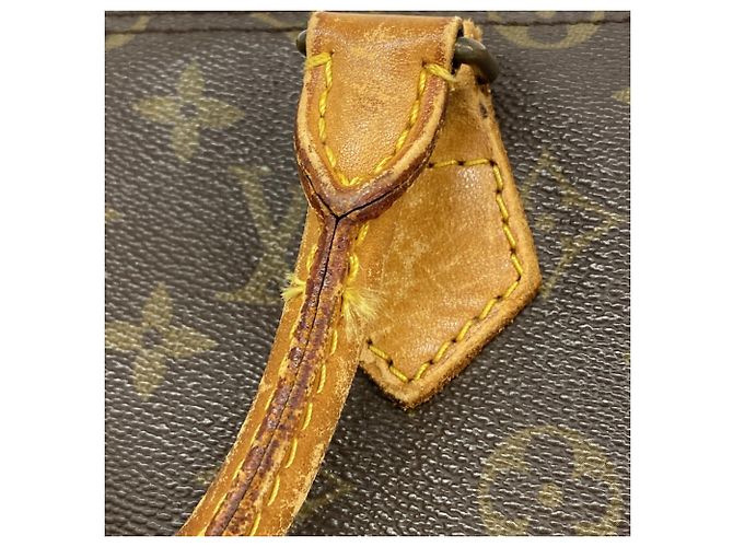 Borsa Louis Vuitton Monogram Speedy 35 Marrone - vista 10
