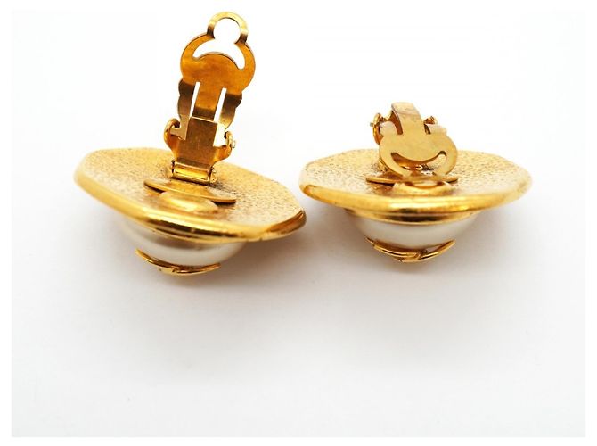 Orecchini a clip placcati oro Chanel D'oro - vista 3