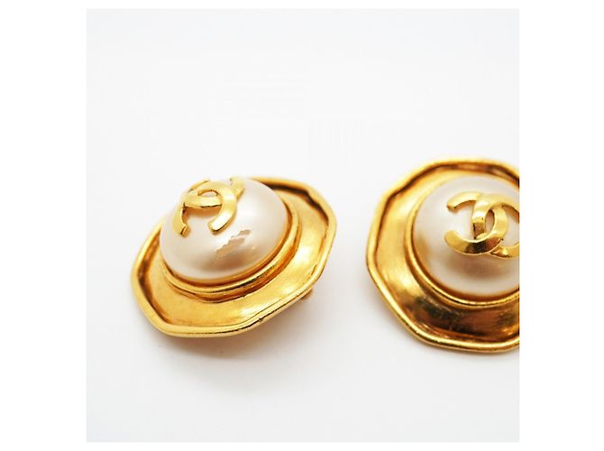 Orecchini a clip placcati oro Chanel D'oro - vista 6