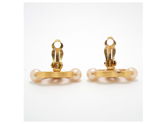 Orecchini a clip placcati in oro Chanel D'oro - vista 9