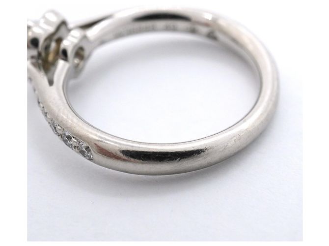 Chanel Platinum 950 Camellia Diamond Ring - Ansicht 8